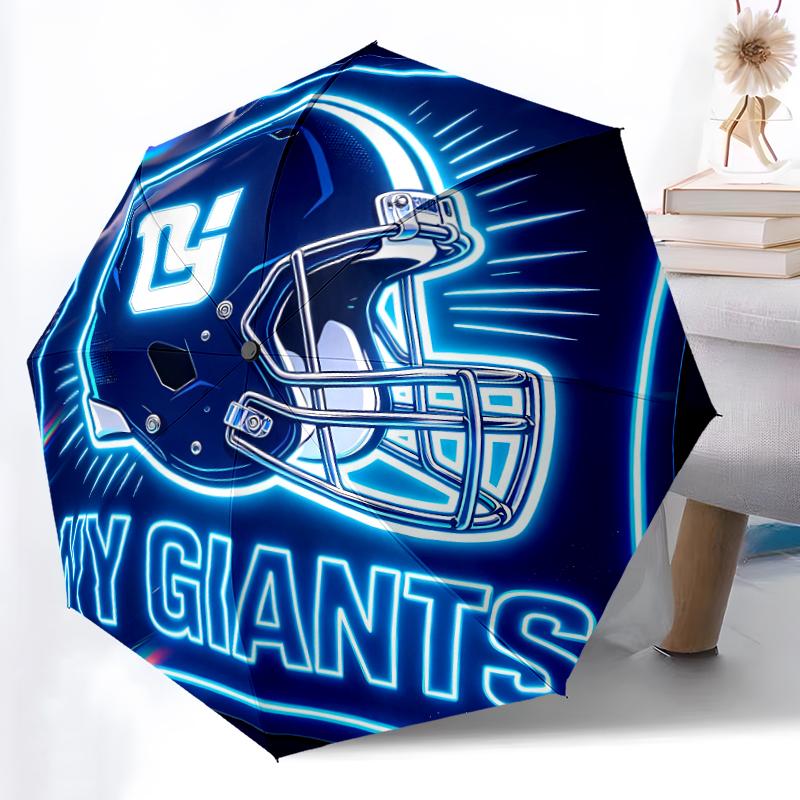 Складной зонт с принтом логотипа New York Giants, для улицы, отдыха и путешествий, прочная ткань зонта, подарок на день рождения и праздник