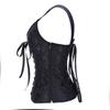 New Women's Brocade Jacquard Shoulder Straps Tank Corset Bustiers