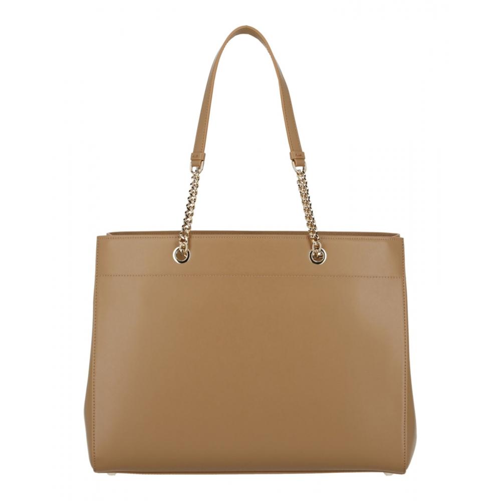 Salvatore Ferragamo Сумка через плечо из гладкой кожи Vara Bow, цвет Camel