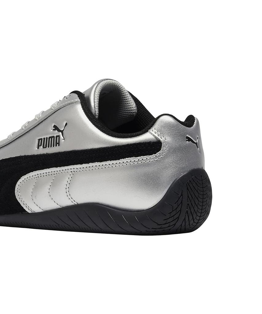 PUMA Speedcat Metallic Size 403689 Women's Sneakers, Silver, 24.5cm,