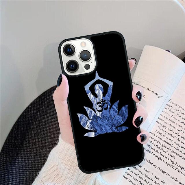OM Yoga GOA Дзен Символ Ракушка Чехол Для iPhone 17 Air 15 16 14 13 12 Pro Max 11 Pro Max Plus Чехол для Телефона