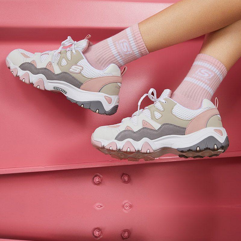 Skechers Обувь D'lites 2.0 Белая Женская 99999693-WGPK