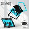 Larger Stand Case Universal for IPad Air 11 2025 M3 2024 M2 Air 4 5 10.9" 3-Layers Protection Hybrid Cover with Shoulder Strap