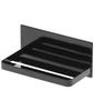 Yamazaki Jitsugyo 3270 Magnetic Bathroom Rack Black Tower Storage Rack Approx. 18X8.5X8cm