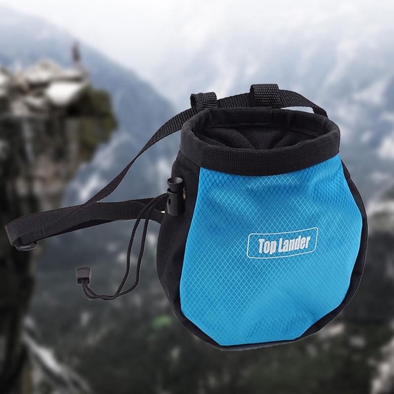 Magnesium Powder Bag Pockets Rock Climbing Chalk Bag Waterproof Dry Hand Powder Bag Portable Outdoor Hiking Nonslip