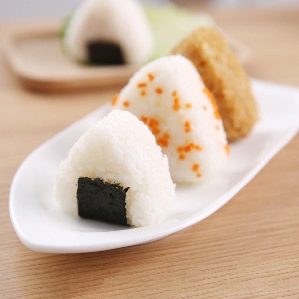 3Pcs/Set Triangular DIY Sushi Mold Press Onigiri Rice Ball Set Practical Baby Rice Molds  for Home