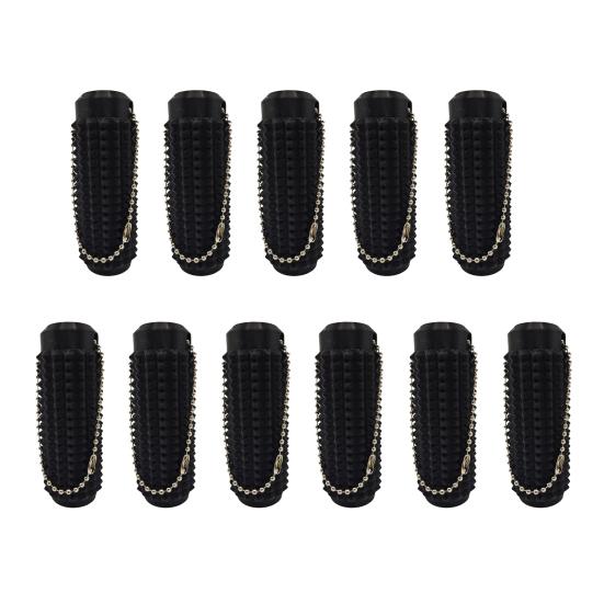 11Pcs Spike Texture Keychain Quiet Fidgeting Portable Stress Relief Tool with Bright Color Lightweight Sensory Toy