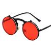 Vintage Steampunk Flip Sunglasses Round Metal Frame Sun Glasses For Men Women Multifunctional Car Fashion Eyewear Uv400