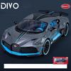 1/18 Bugatti Divo Super Toy Car Model Diecast Miniature Racing Model Doors Opening Sound Light Collection Gift for Boy Children