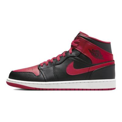 Мужские кроссовки Air 1 Mid Alternate Bred черные огненно-красные белые DQ8426-060