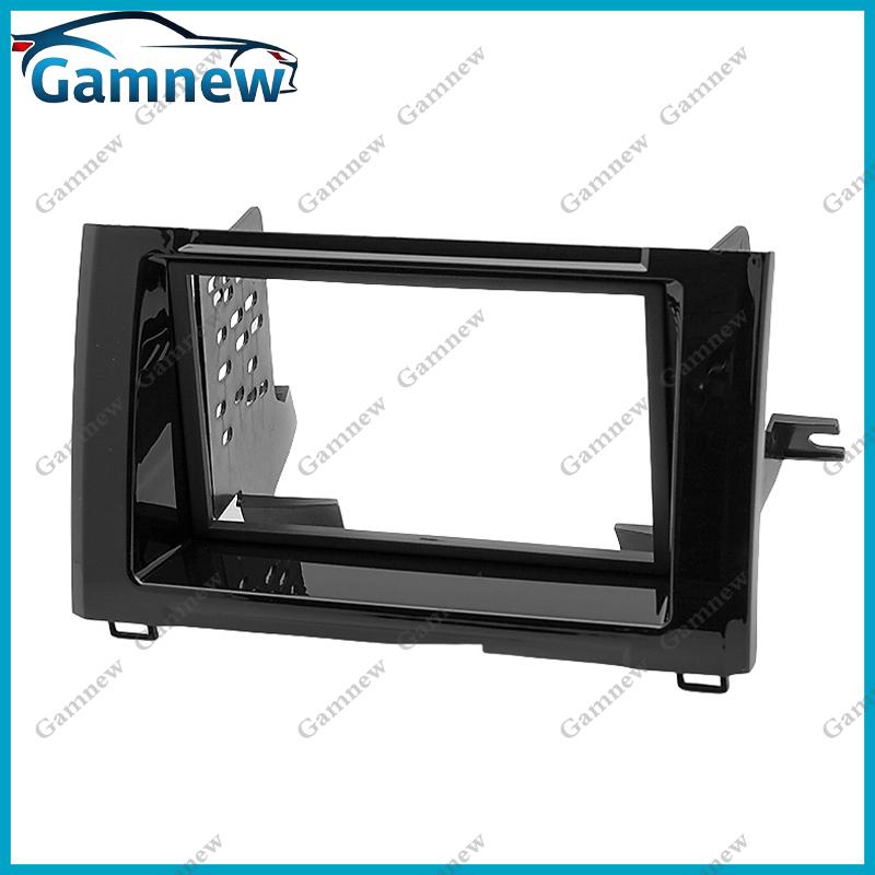7 inch 2DIN Car Fascia Radio Panel For Toyota Tundra 2014 Frame Kit Install Facia Face Plate