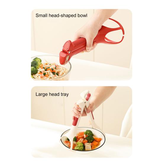 Anti-Scalding Clip Non-Slip Bowl Tongs Kitchen Gripper for Hot Bowls Baking Trays Plates Steamers Family BBQ Cooking Tools