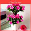 Lily Artificial Flower Potted Plant Simulated Green Plant Ornament Decoration