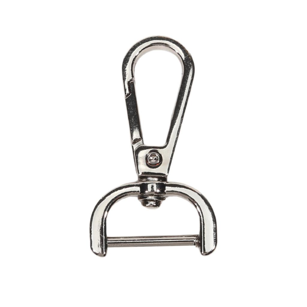 1pc Zinc Alloy Detachable Snap Hook Trigger Clips Buckles for Strap Belt Keychain Webbing Pet Leash Leathercraft Hooks 4 Sizes
