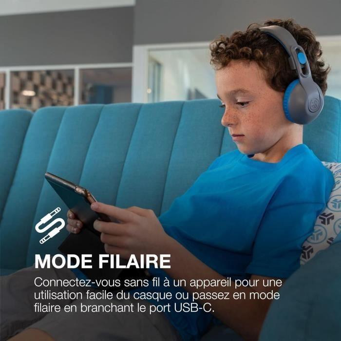 Casque sans Fil - JLab - JBuddies Studio 2 - Volume limité - 65h d'autonomie - Micro intégré