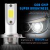 H1 H7 H11 Cob Car Led Headlight Bulbs Hi-Lo Beam 36W 16000Lm 6000K Led Car Light