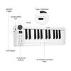 M-VAVE SMK-25mini MIDI-клавиатура Перезаряжаемая 25-клавишная MIDI-клавиатура управления Мини-портативная USB-клавиатура MIDI-контроллер