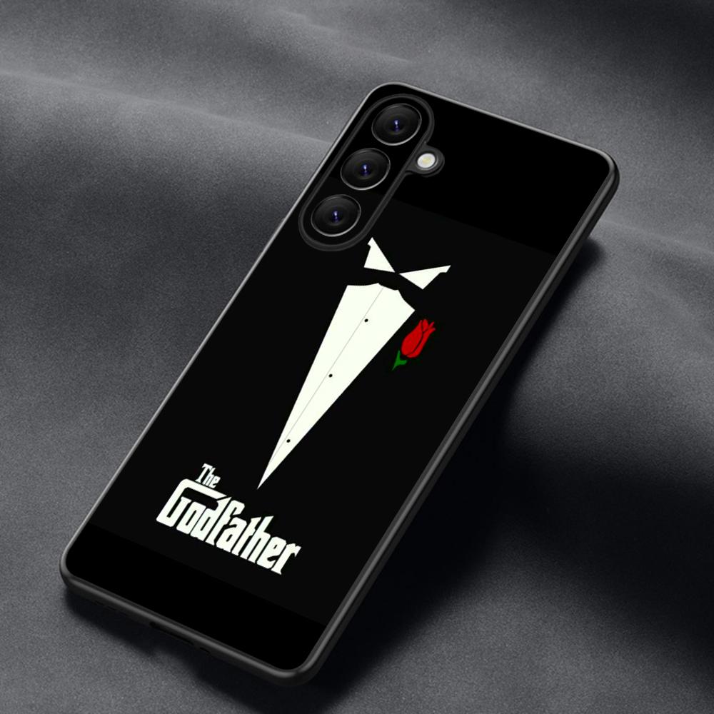 Крестный отец Классические кинопостеры Чехол для телефона Для Samsung Galaxy S26 S25 S24 S23 S22 S21 Plus Ultra Note20 Мягкий Черный