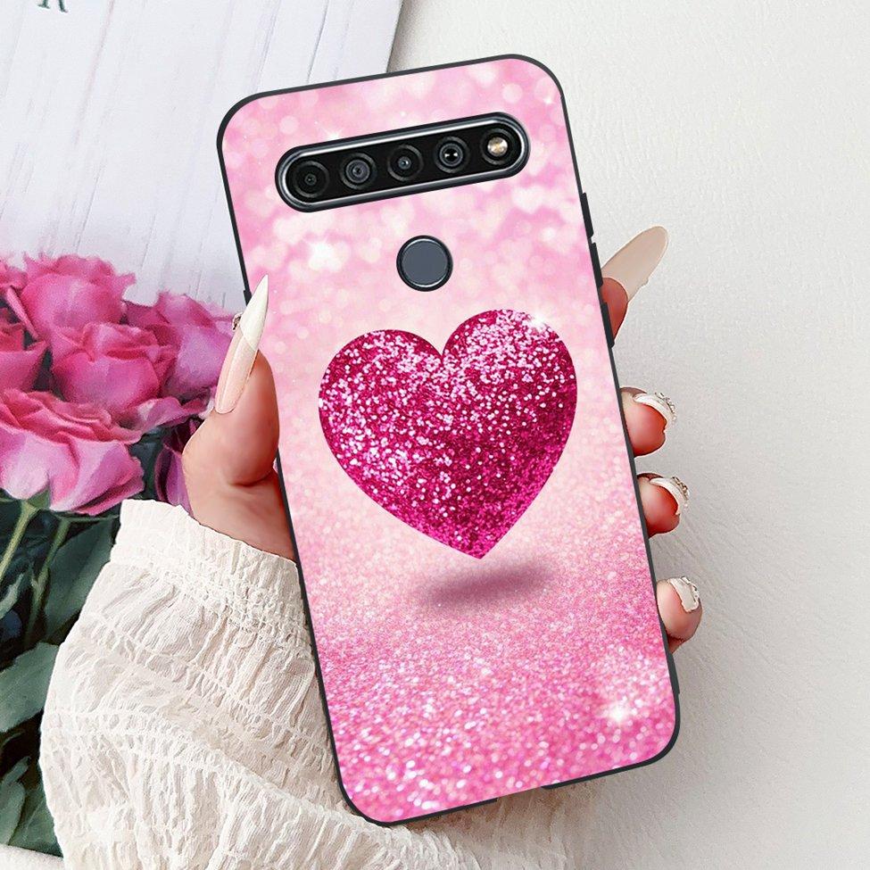 2020 For LG K41S LM-K410 Cover For LG K51S Case LM-K510 Luxury Butterfly Love Cute Cat Cool Handsome Lion Painted Black Silicone