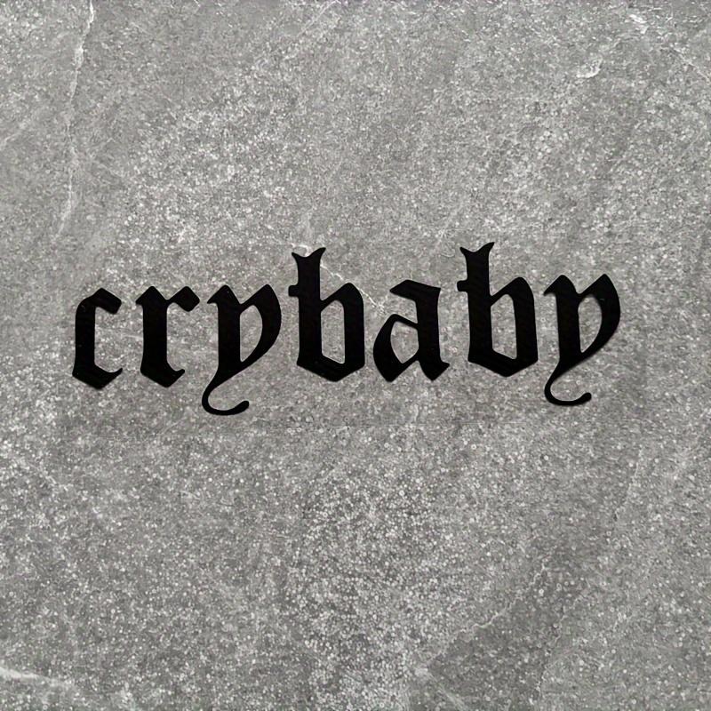 Наклейка Cry Baby 1 шт., Водонепроницаемая виниловая наклейка, Стильный орнамент для кузова мотоцикла и автомобиля, Бампера, Лобового стекла и Багажника