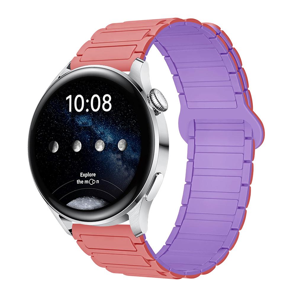 18mm 22mm 20mm Magnetic Silicone Strap For Samsung Galaxy Watch 7 6 5 4 44mm 40mm Sports Band For Galaxy Watch 4 6 Classic 47mm Huawei GT 4/5/6 41mm