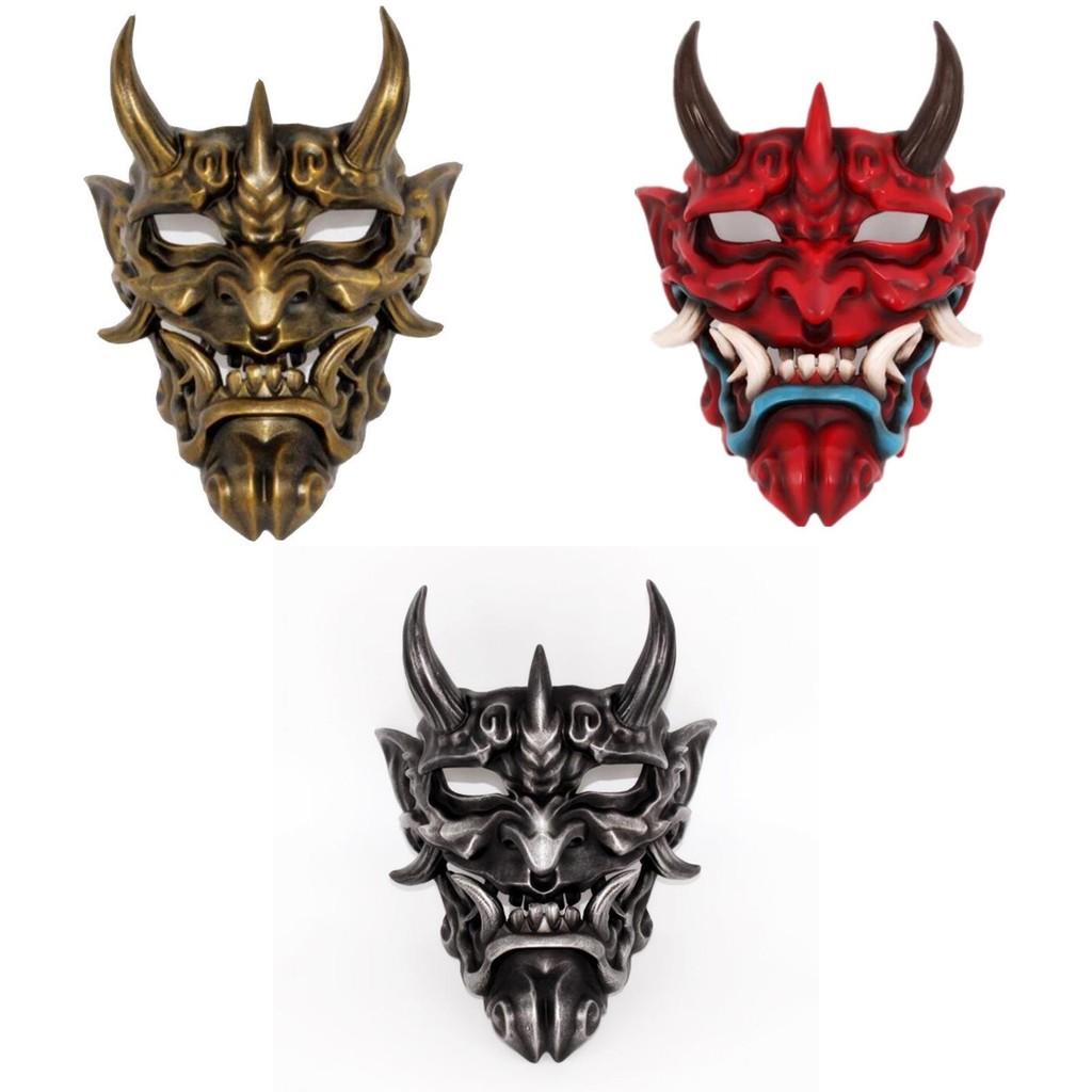 Маска ужаса на Хэллоуин с клыками для костюмированной ролевой игры