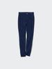 Uniqlo Японские леггинсы Heattech Ultra Stretch с высокой посадкой из денима, стандартная длина 69-71 см 