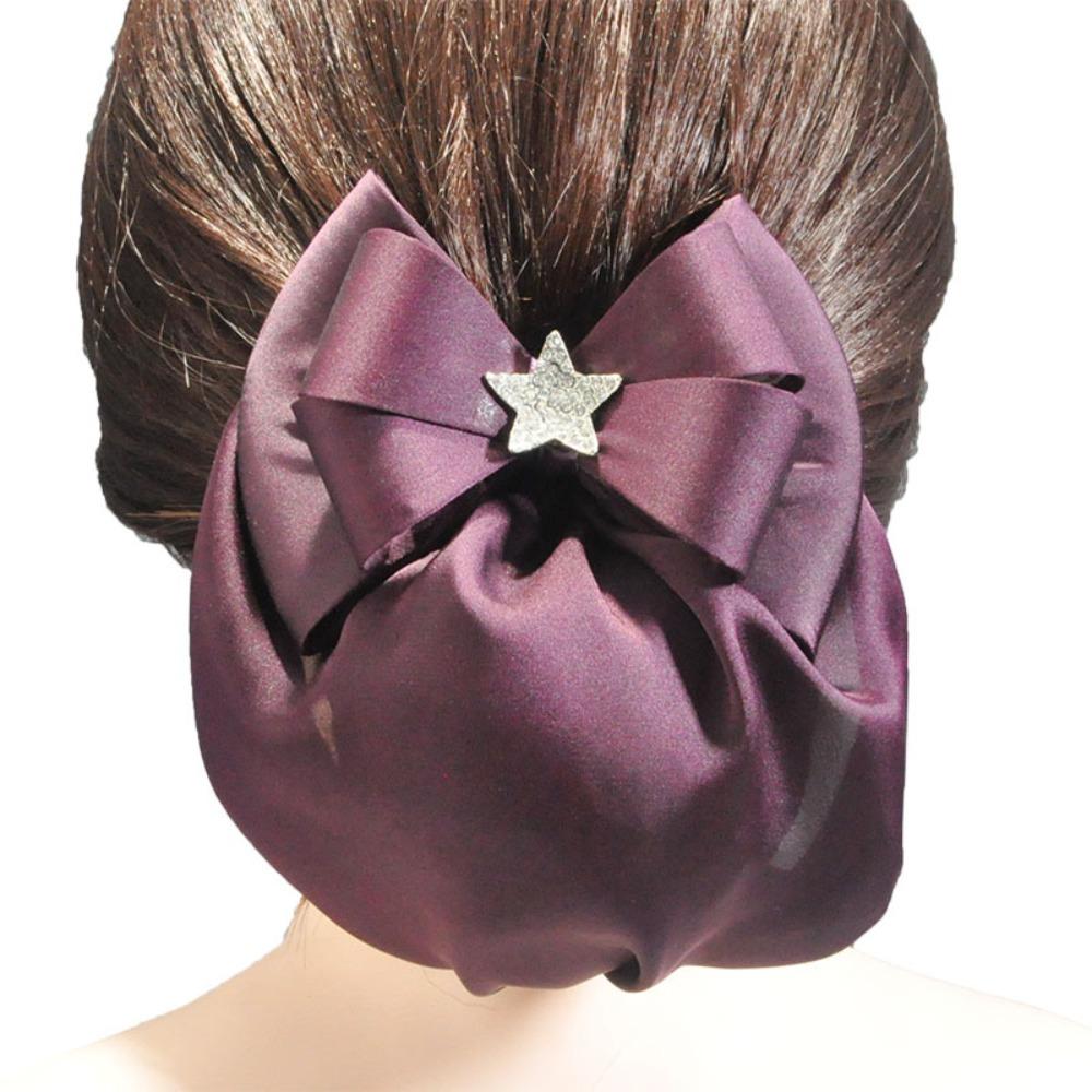 Корейский стиль бант снуд милый женский весенний зажим элегантный оборчатый край сетка для волос для девочек