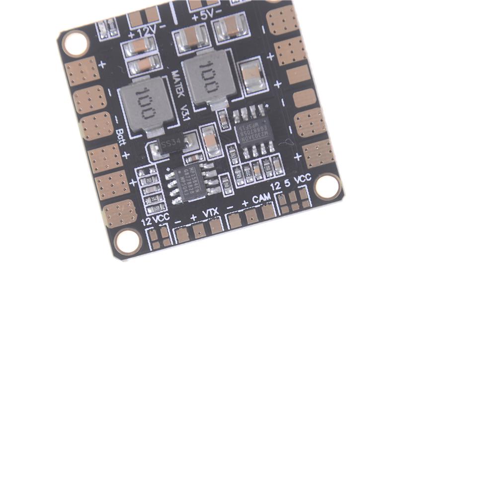 Новый Mini Power Hub Matek Плата распределения питания PDB с BEC 5В и 12В для FPV
