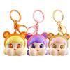 Cartoon Keychain Cute Girl Figure Backpack Pendant Adorable Keyholder Nightlight Cartoon Keyring