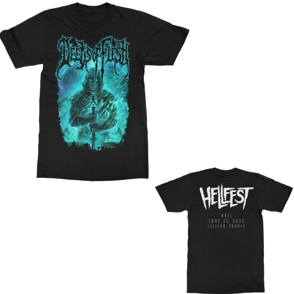 Retro Deeds of Flesh Band Graphic Cotton Tshirt Unisex Summer Short Sleeve Fashion Brand Tee Luxury Casual Vintage Retro Top