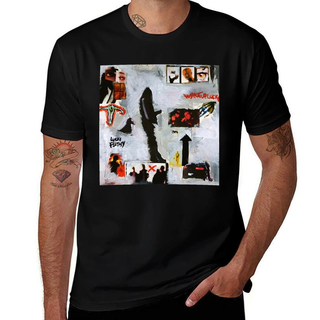 Street Paint Lucki Wake Up Lucki Tshirt Casual All Match Tee Shirt For Unisex