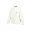 Logo Print Woven Jacket Long Sleeve Women Jacket Phantom White DM6204-030