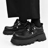 Thick Soled Derby Men's Shoes Classic Minimalist British Style Business Party Wedding Black Versatile Youth Adult Casual Shoes