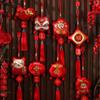 Red Year Of The Snake Pendant Traditional Chinese Lucky Ornament New Year Hanging Ornaments Party