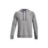 Rival Fleece Hoodie With Brand Logo Print Men Hoodies Gray 1379757-025