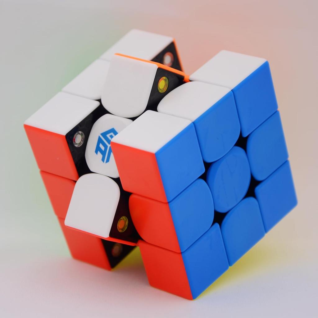 Кубик-головоломка GAN 356 M Lite 3x3 без наклеек, магнитный, скоростной, магический кубик GAN 356M Lite 3x3x3, куб-головоломка для соревнований, магнитная игрушка, без встроенного (Лайт, GES)