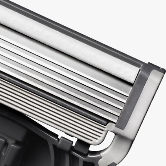 2 шт. сменных лезвий для мужской бритвы Harry's, 5 слоев, нержавеющая сталь, ручная бритва, триммер для бороды, сменные картриджи со смазывающей полоской