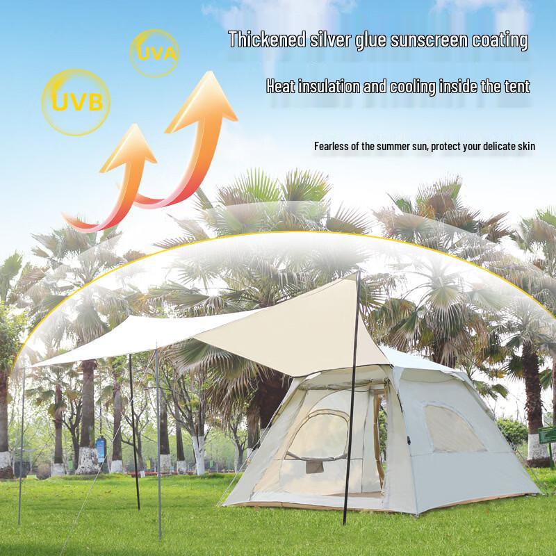 Datangyu 2-in-1 Automatic Camping Tent with Tarp
