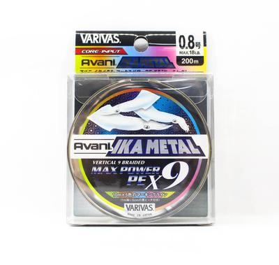 Varivas Леска PE Ika Metal Max Power X9 Marking 200м PE 0.8 Max 18lb (9284