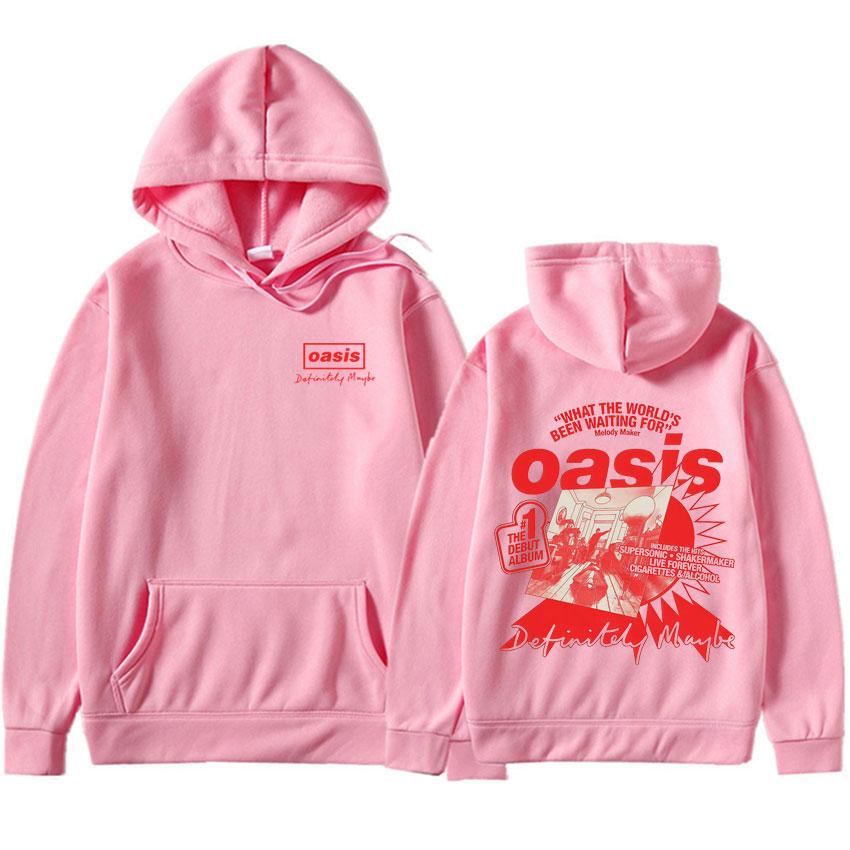 Худи Punk Oasis Свободный Повседневный Пуловер Высокое Качество Одежда Y2k Популярный Оверсайз Спортивный Костюм Осень Зима Толстовка Унисекс