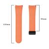 For Samsung Watch FE 40mm/Watch4 Classic Active/Watch 5/Watch6 Classic Silicone+Leather Band Smartwatch Strap