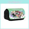 World Dandys Sunflower Design Nylon Pencil Case With Two Layers For Use School