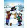 DIY Snowman 5D Diamond Painting Full Round Drill Christmas Gift Diamond Embroidery Rhinestones Pictures Crafts Kit Home Decor