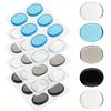 18Pcs Silicone Drum 3 Colors Damper Pads Drum Snare Mute Pad Soft Drum Damper Gel Pads for Jazz Drums Muffler Tone Control