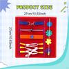 Activity Board Accessory Part Preschool Learning Dress Mat for
