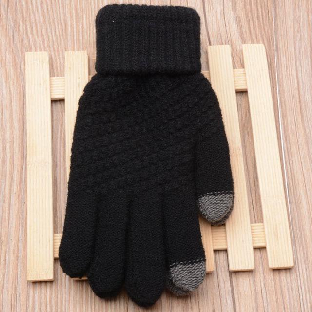 Winter Warm Full Finger Touchscreen Mittens for Women