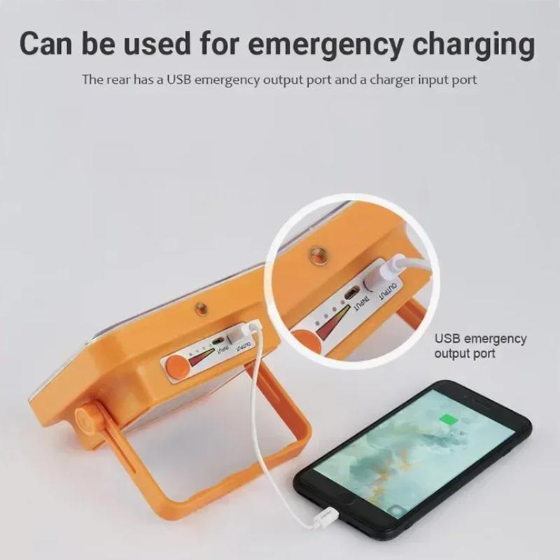 Светодиодный прожектор USB перезаряжаемый прожектор кемпинговый фонарь портативный уличный прожектор мощный фонарь рабочее освещение