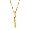Men's Trendy Minimalist Möbius Necklace – Hip-Hop Spiral Pendant Sweater Chain