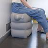 Xinqin Inflatable Footrest, Automatic Pressure-Inflating Stool, Travel And Office Use, Three-Layer Adjustable to Double-Layer
